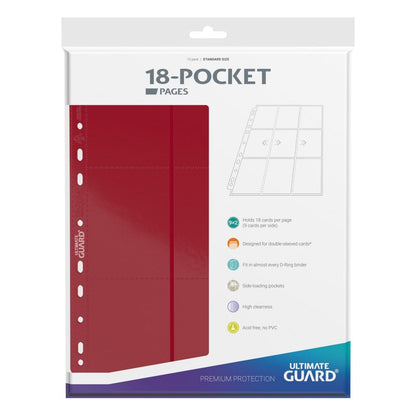 Ultimate Guard 18-Pocket Pages Side-Loading (10 stk)