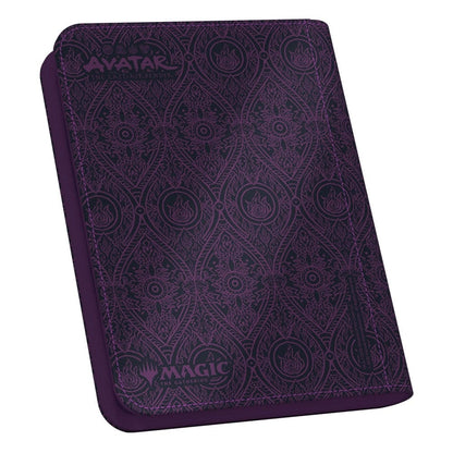 Ultimate Guard Zipfolio 160 - 8 Pocket Xenoskin Album - Avatar: The Last Airbender Black Mana