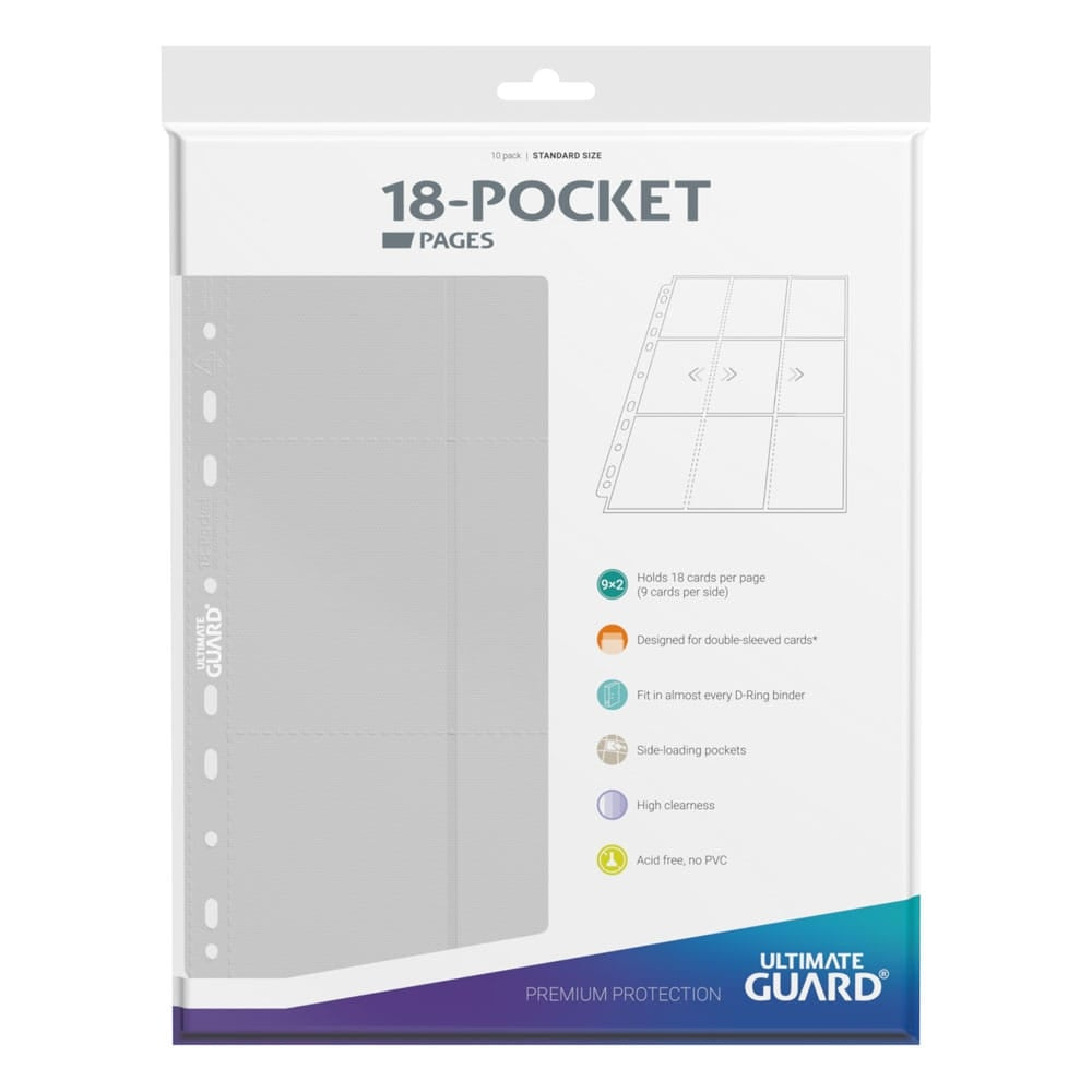 Ultimate Guard 18-Pocket Pages Side-Loading (10 stk)