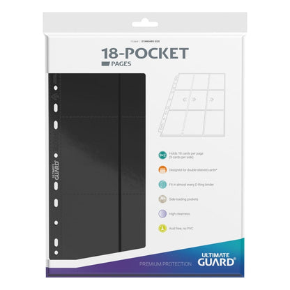 Ultimate Guard 18-Pocket Pages Side-Loading (10 stk)