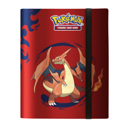 Ultra Pro 9-Pocket PRO-Binder med Mega Charizard Y på rød forside