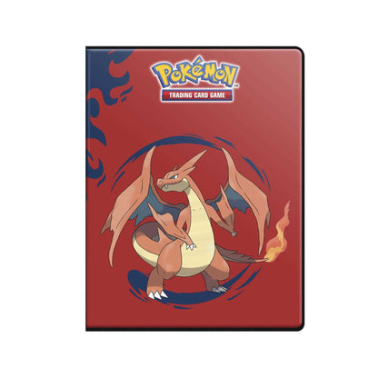 Ultra Pro 9-Pocket Portfolio med Mega Charizard Y på rød forside