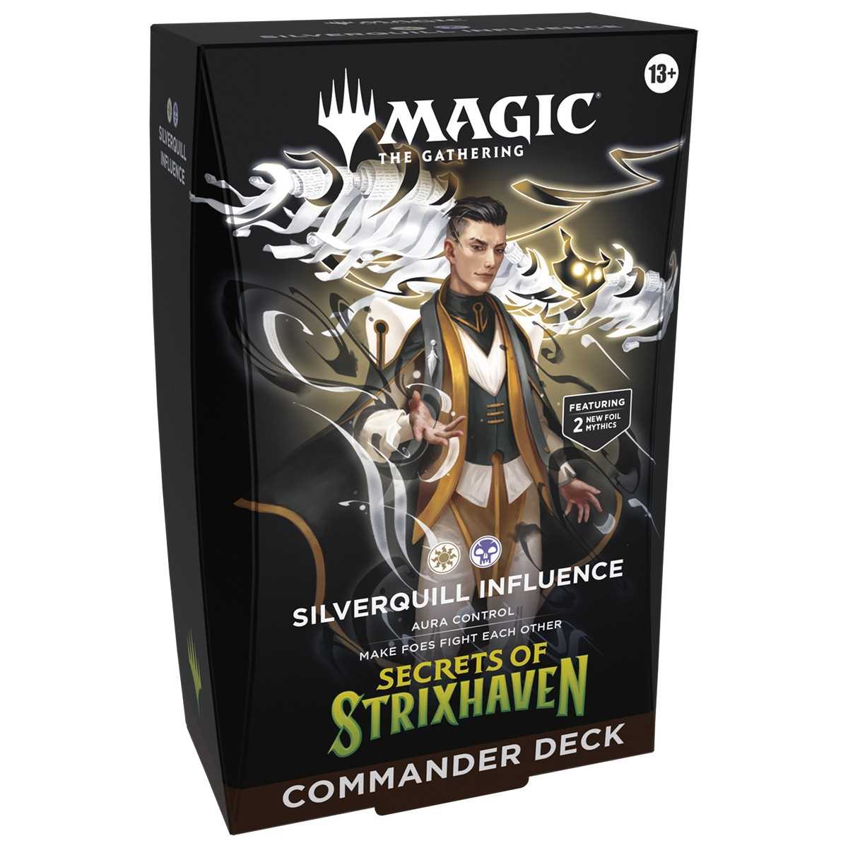 Magic The Gathering: Secrets of Strixhaven Commander Deck Display