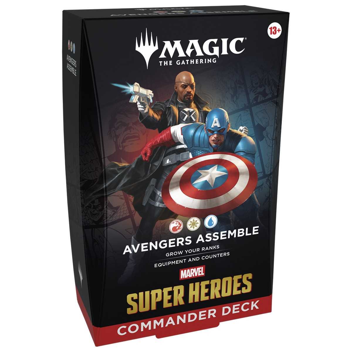 Magic The Gathering Marvel Super Heroes Commander Deck Display (4 decks)