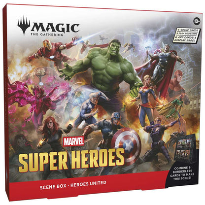 Magic The Gathering Marvel Super Heroes Scene Box Display