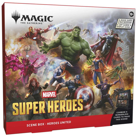 Magic The Gathering Marvel Super Heroes Scene Box Display