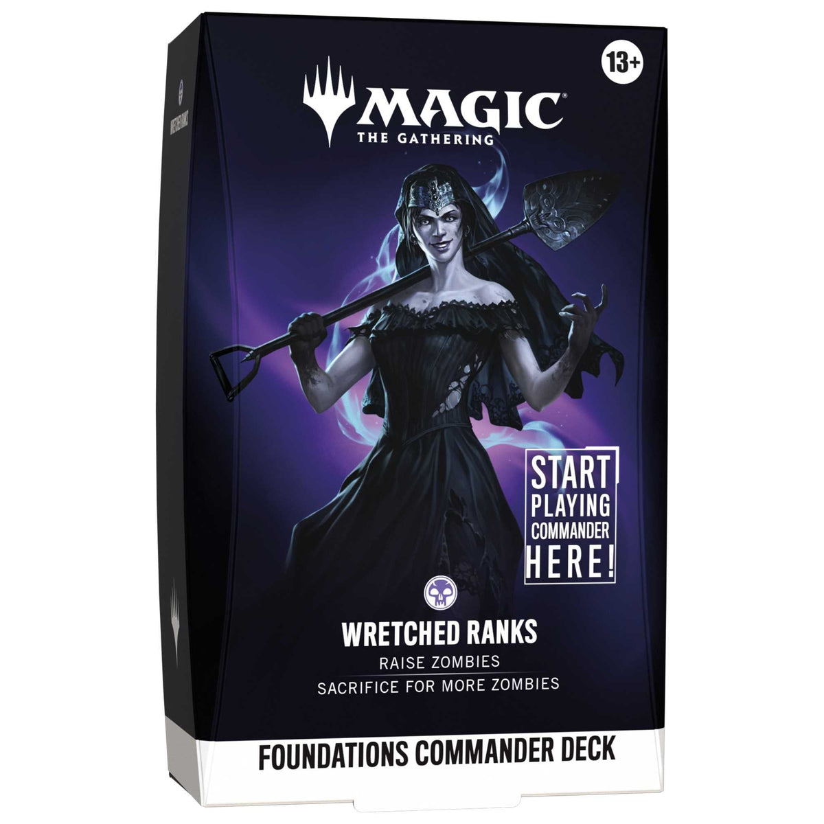 Foundations Commander Deck Wretched Ranks, det svarte decket med Ghoulcaller Gisa