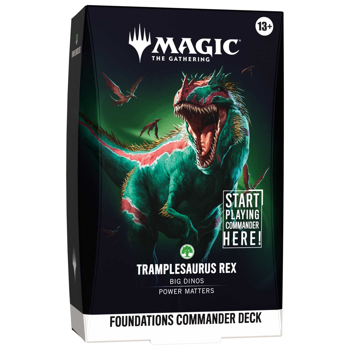 Foundations Commander Deck Tramplesaurus Rex, det grønne decket med Ghalta, Primal Hunger