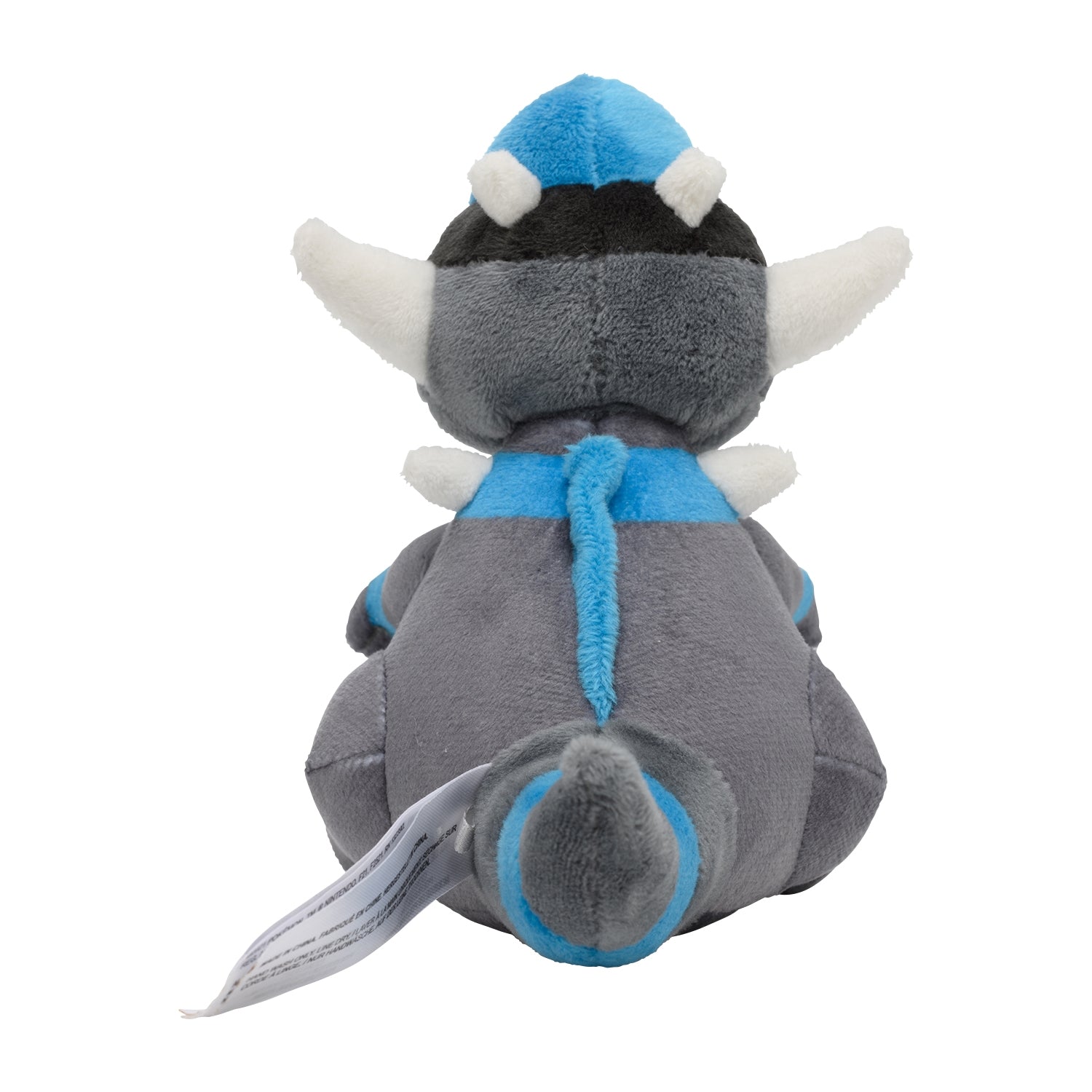 Rampardos Fit Plush fra Pokemon Center Japan, sett bakfra
