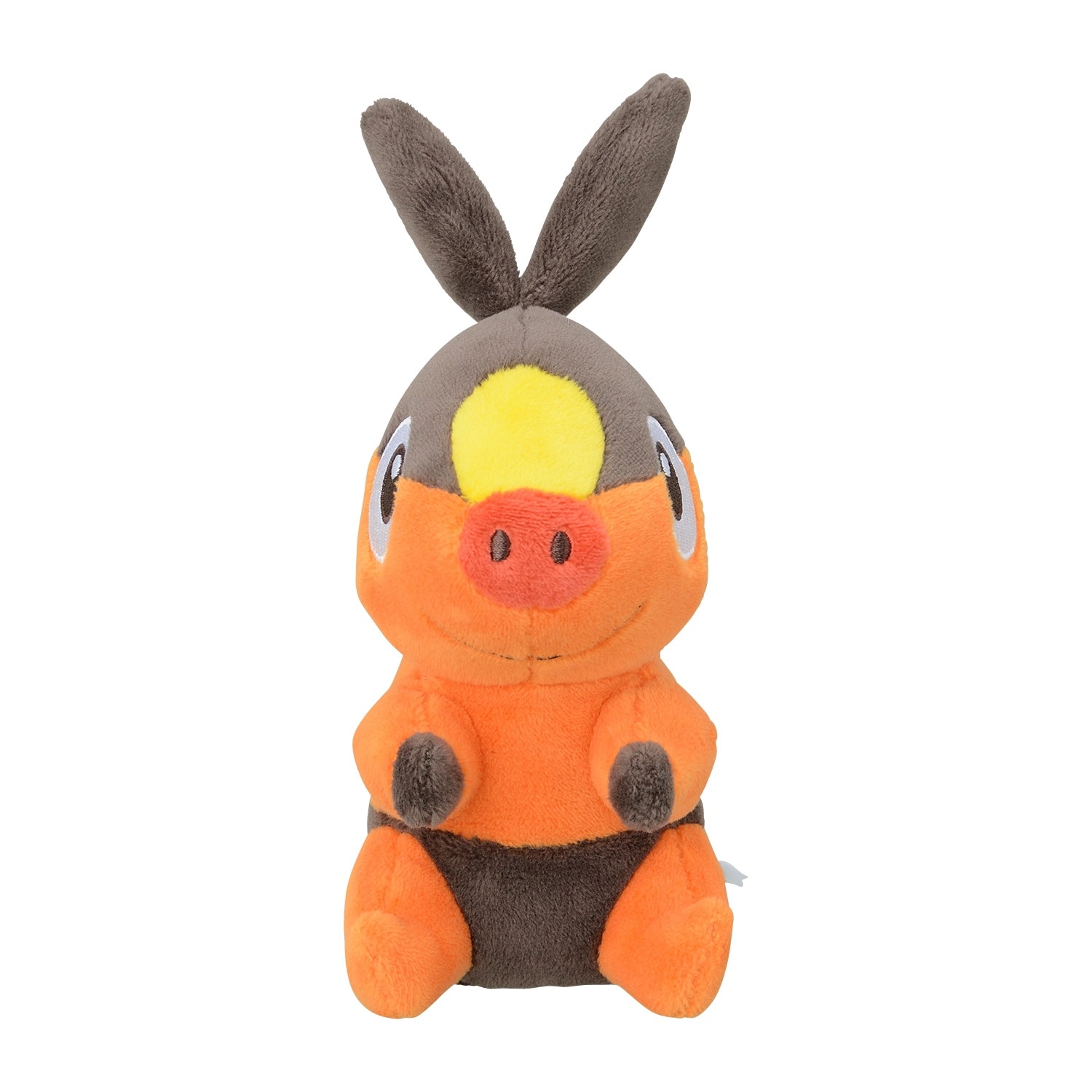 Tepig Fit Plush fra Pokemon Center Japan, sett fra siden