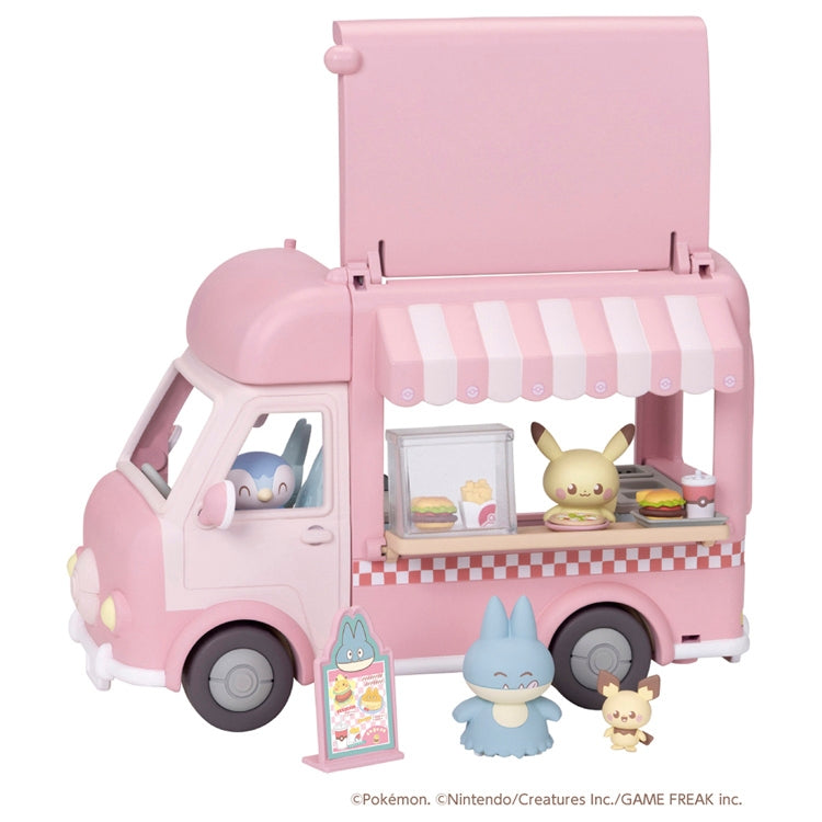 Pokemon Pokepiece Everyone Helps Out! Mogu-Mogu Kitchen Car