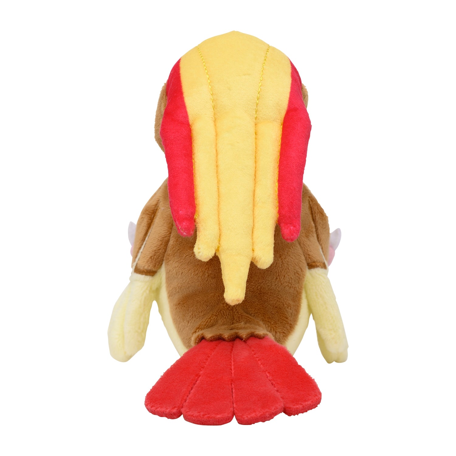 Pidgeot Fit Plush fra Pokemon Center Japan, sett bakfra