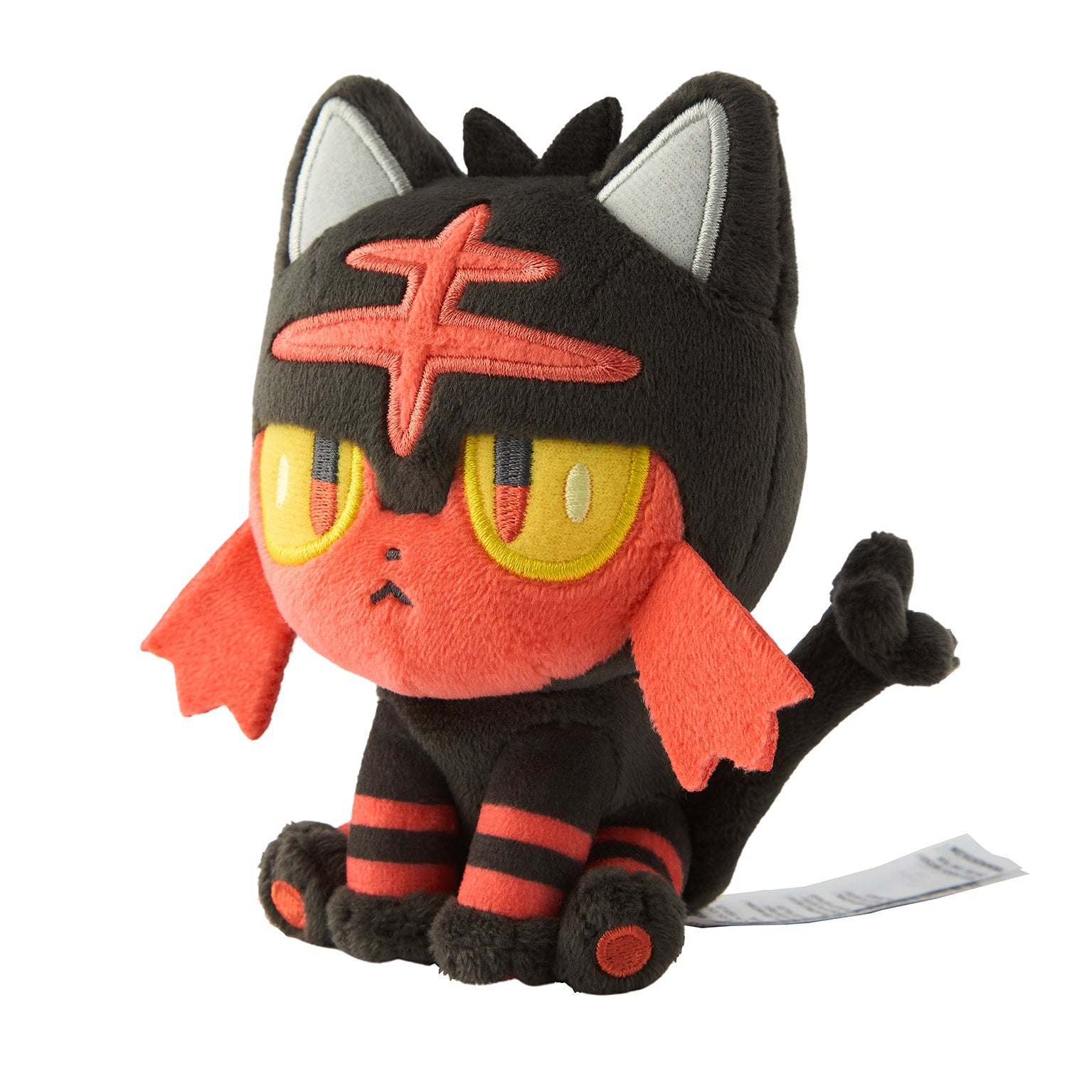 Litten Fit Plush fra Pokemon Center Japan, sett forfra