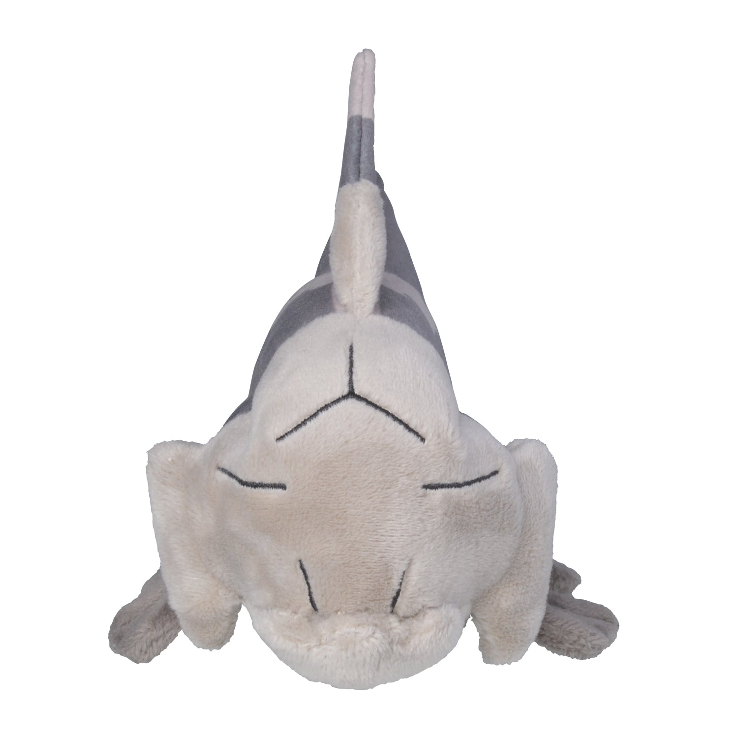 Relicanth Fit Plush fra Pokemon Center Japan, sett forfra