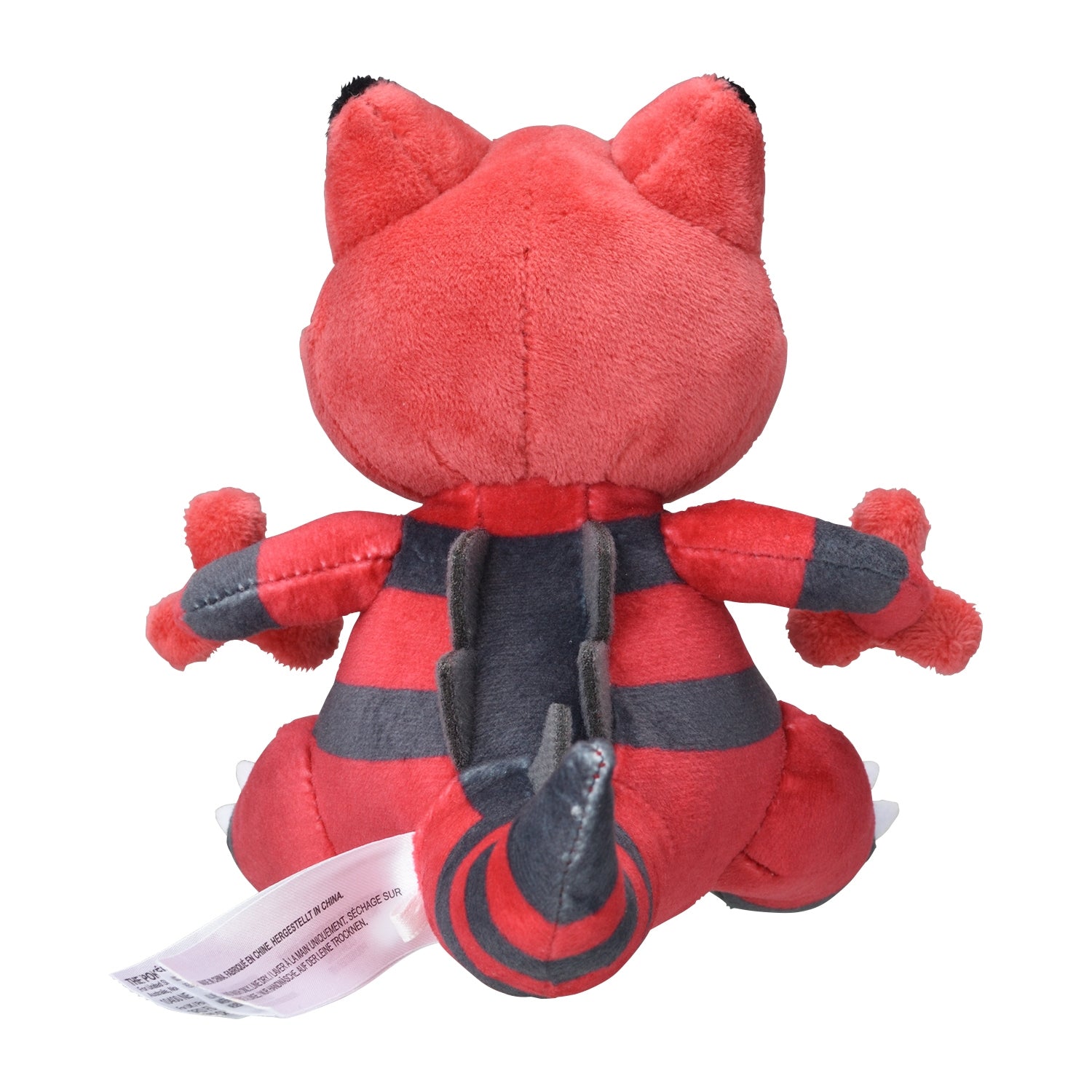 Krookodile Fit Plush fra Pokemon Center Japan, sett bakfra
