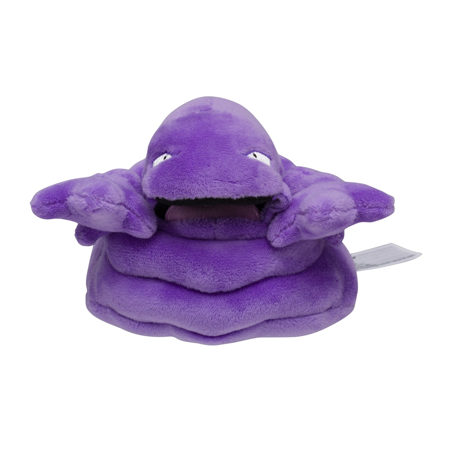 Muk Fit Plush fra Pokemon Center Japan, sett forfra