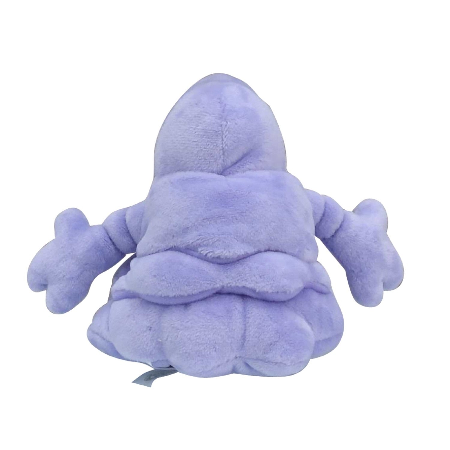 Grimer Fit Plush fra Pokemon Center Japan, sett bakfra
