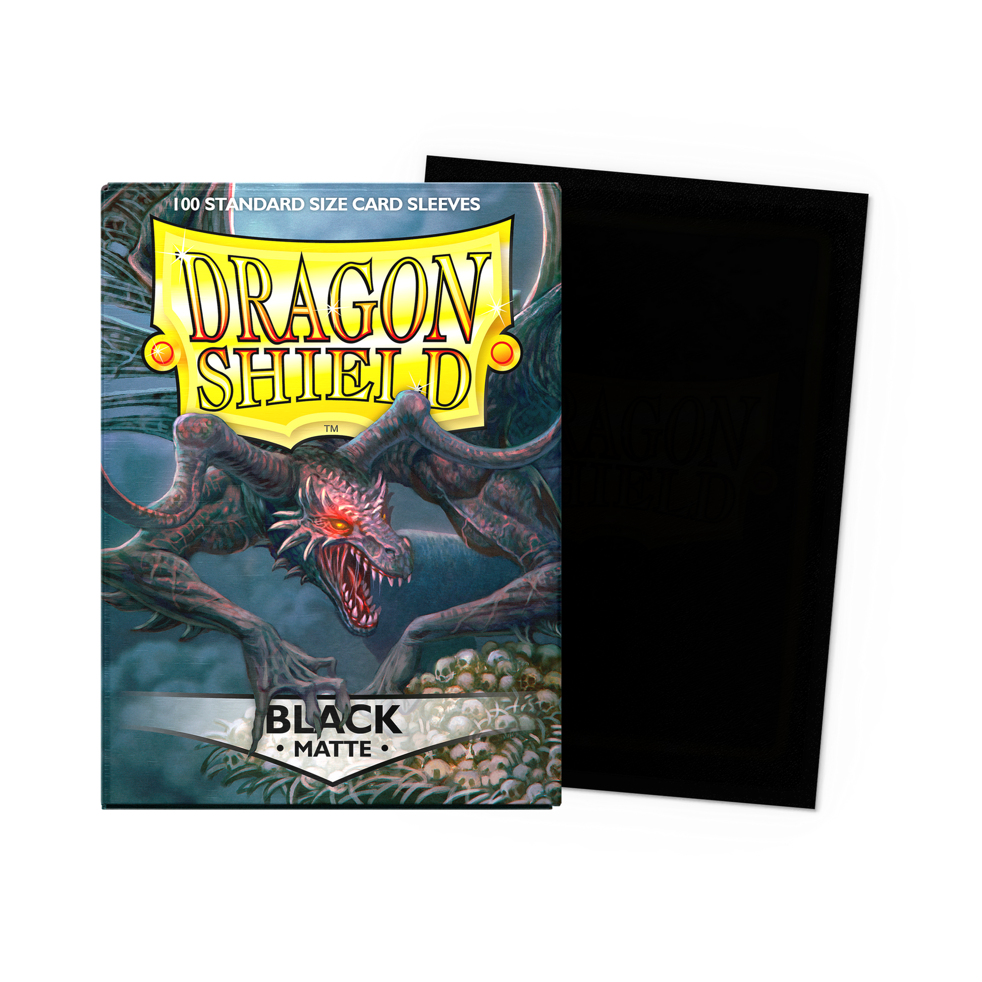 Dragon Shield Matte Sleeves (100 stk) - Black