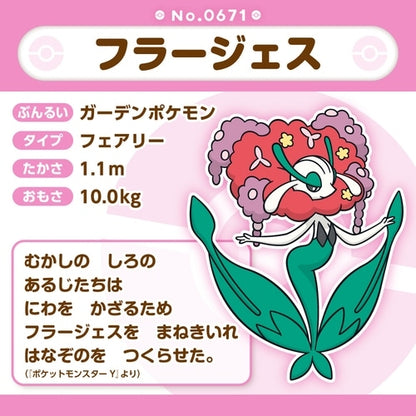Pokemon Center Japan Florges Fit Plush