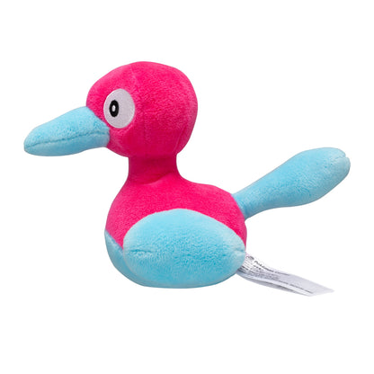 Porygon2 Fit Plush fra Pokemon Center Japan, sett fra siden