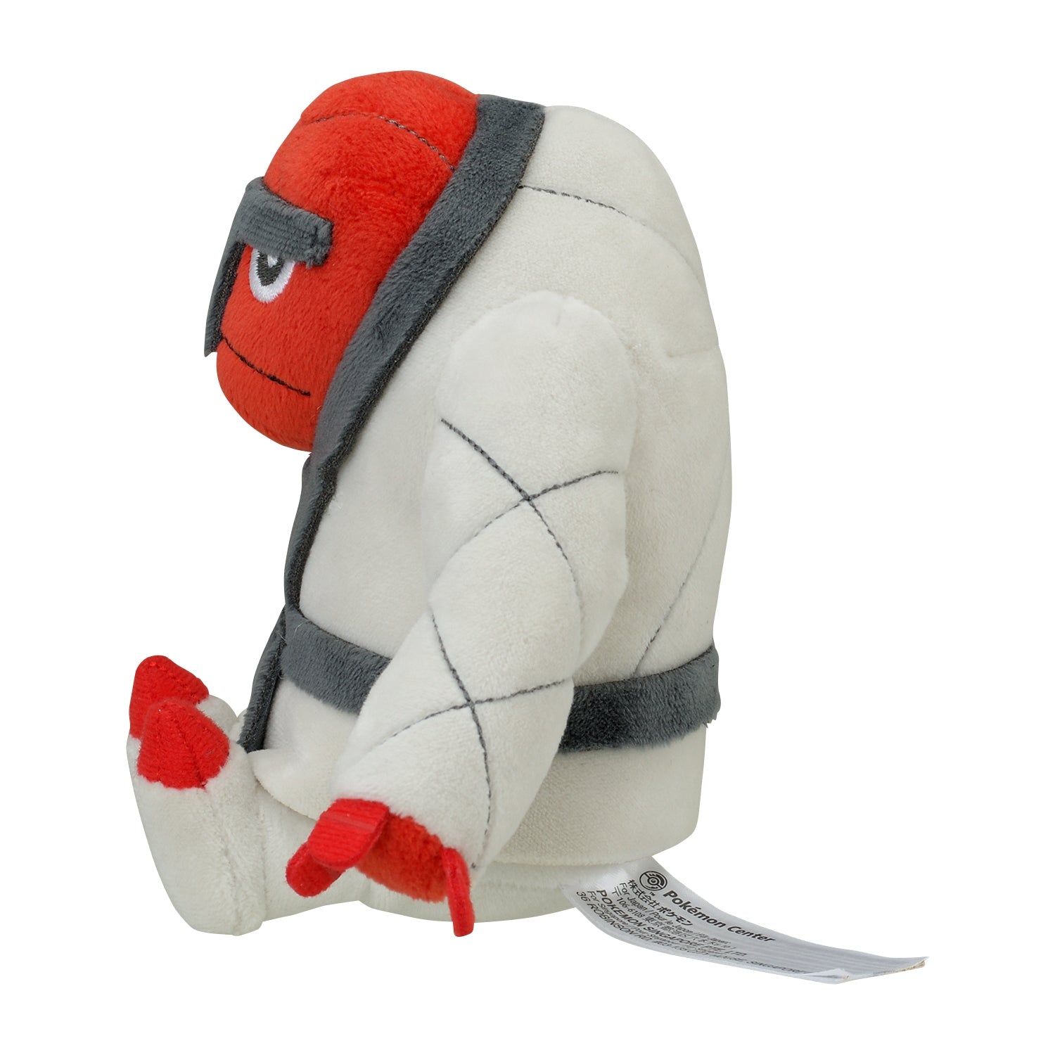 Throh Fit Plush fra Pokemon Center Japan, sett fra siden