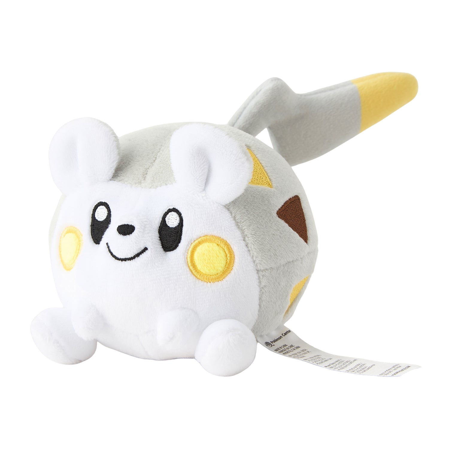 Togedemaru Fit Plush fra Pokemon Center Japan, sett forfra