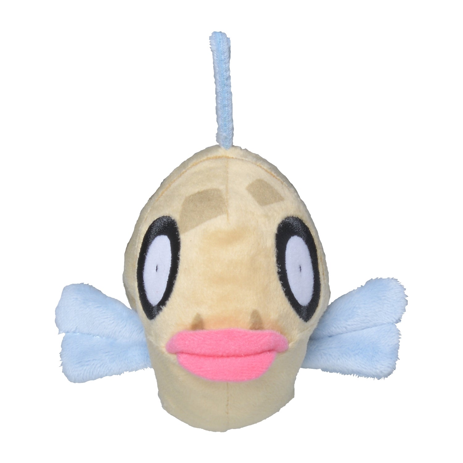 Feebas Fit Plush fra Pokemon Center Japan, sett forfra