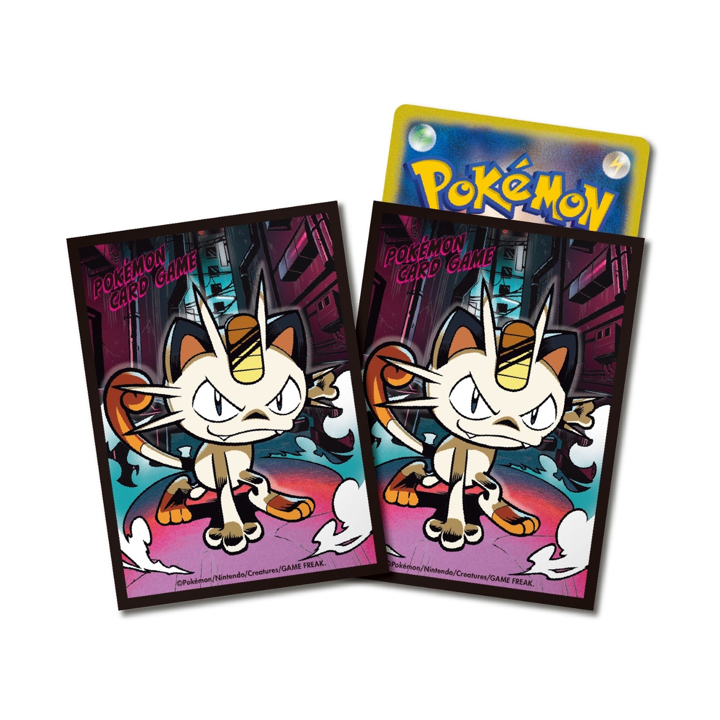 Pokemon Center Japan Meowth Sleeves