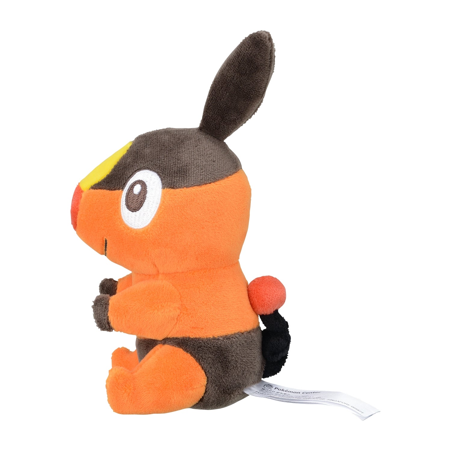 Tepig Fit Plush fra Pokemon Center Japan, sett forfra