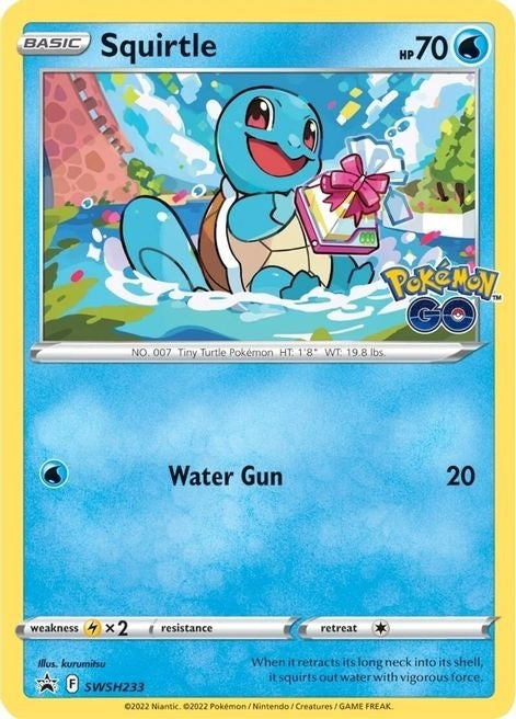 Squirtle SWSH233 Black Star Promo