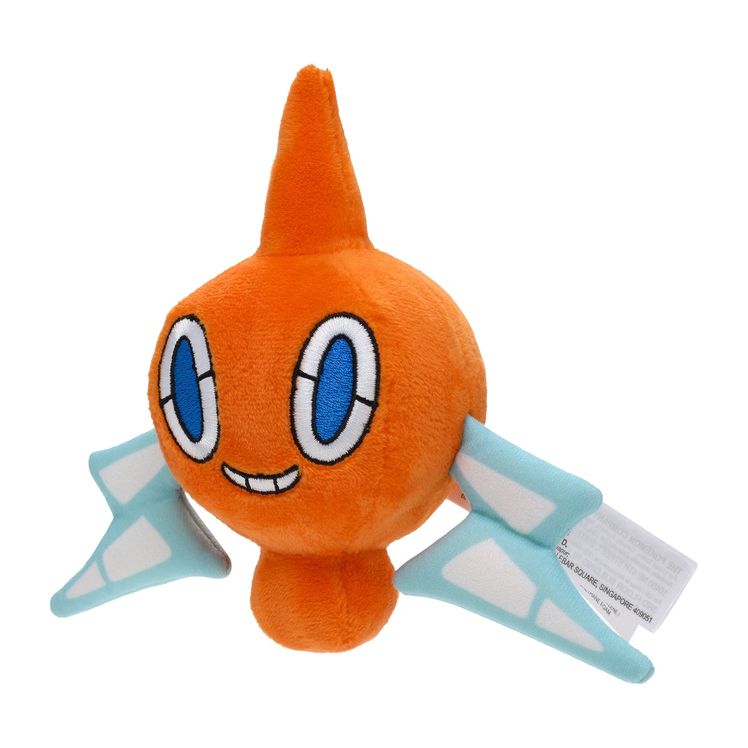 Rotom Fit Plush fra Pokemon Center Japan, sett forfra