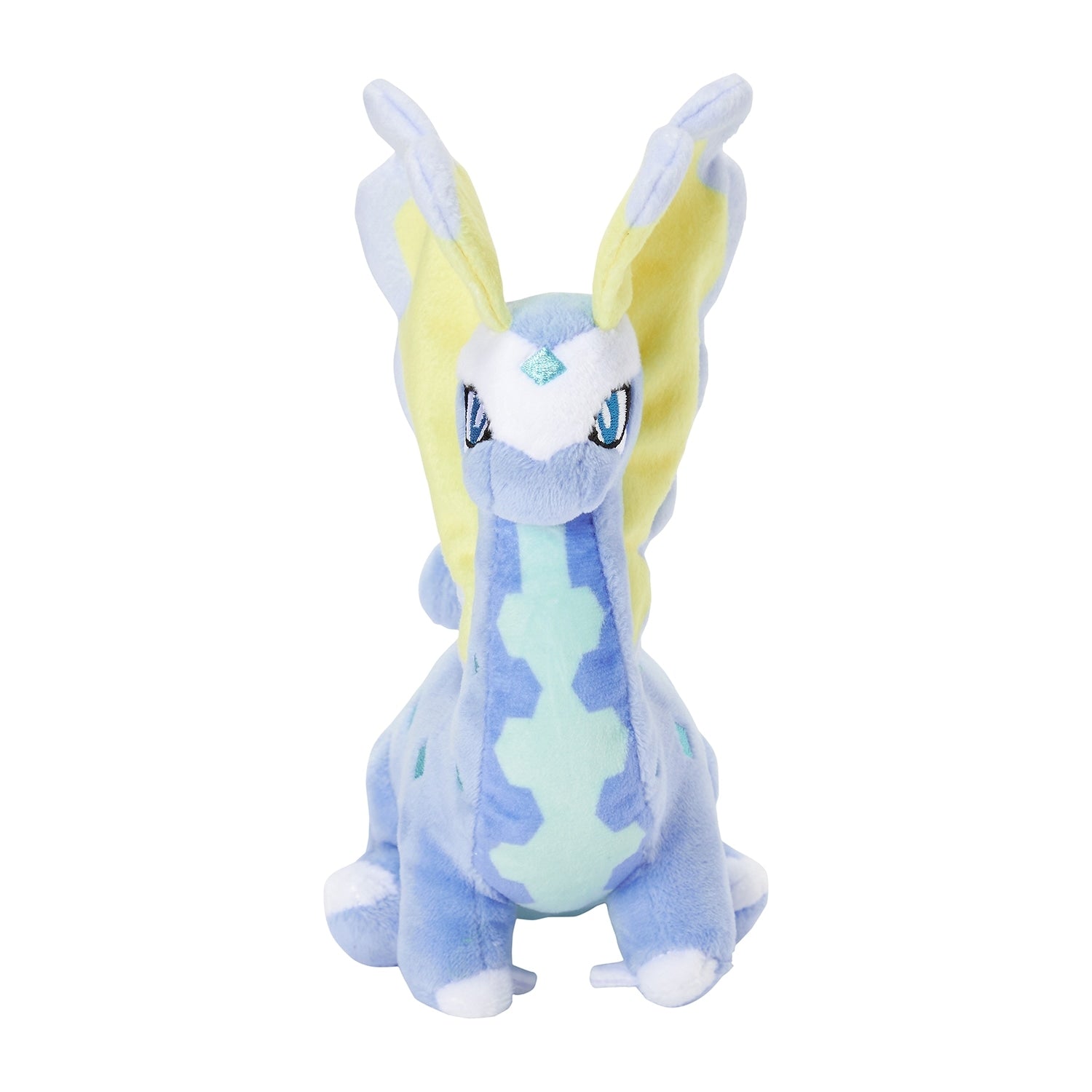Aurorus Fit Plush fra Pokemon Center Japan, sett forfra