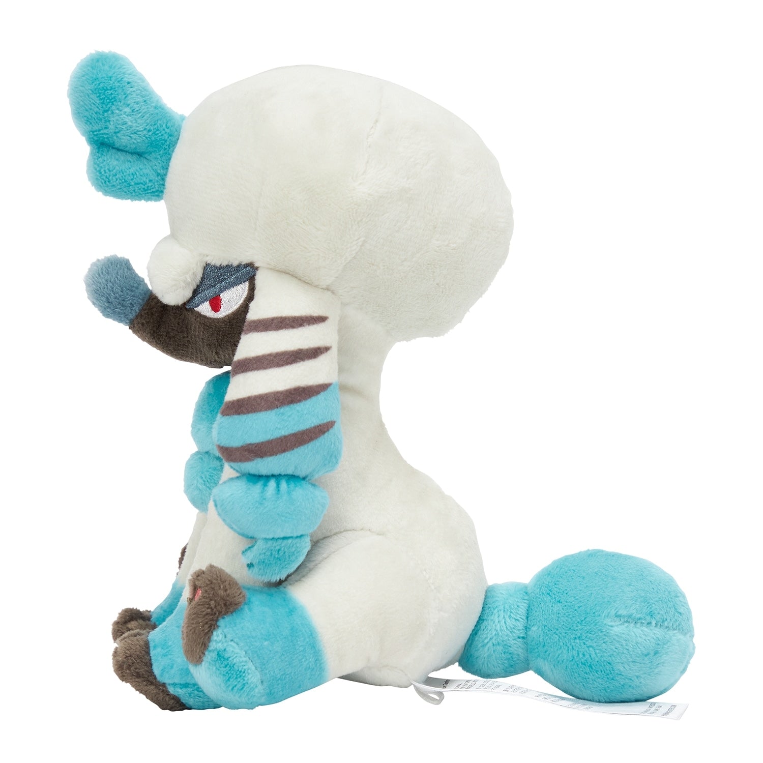 Furfrou (La Reine Trim) Fit Plush fra Pokemon Center Japan, sett fra siden
