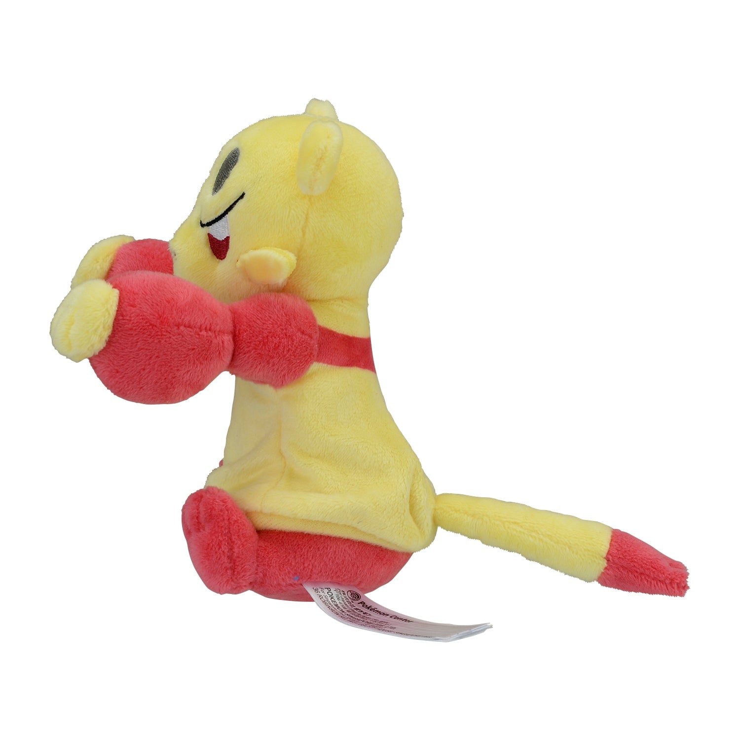 Mienfoo Fit Plush fra Pokemon Center Japan, sett fra siden