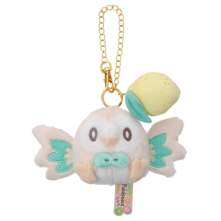 Pokemon Pokepiece Plush Mascot with Chain – Rowlet