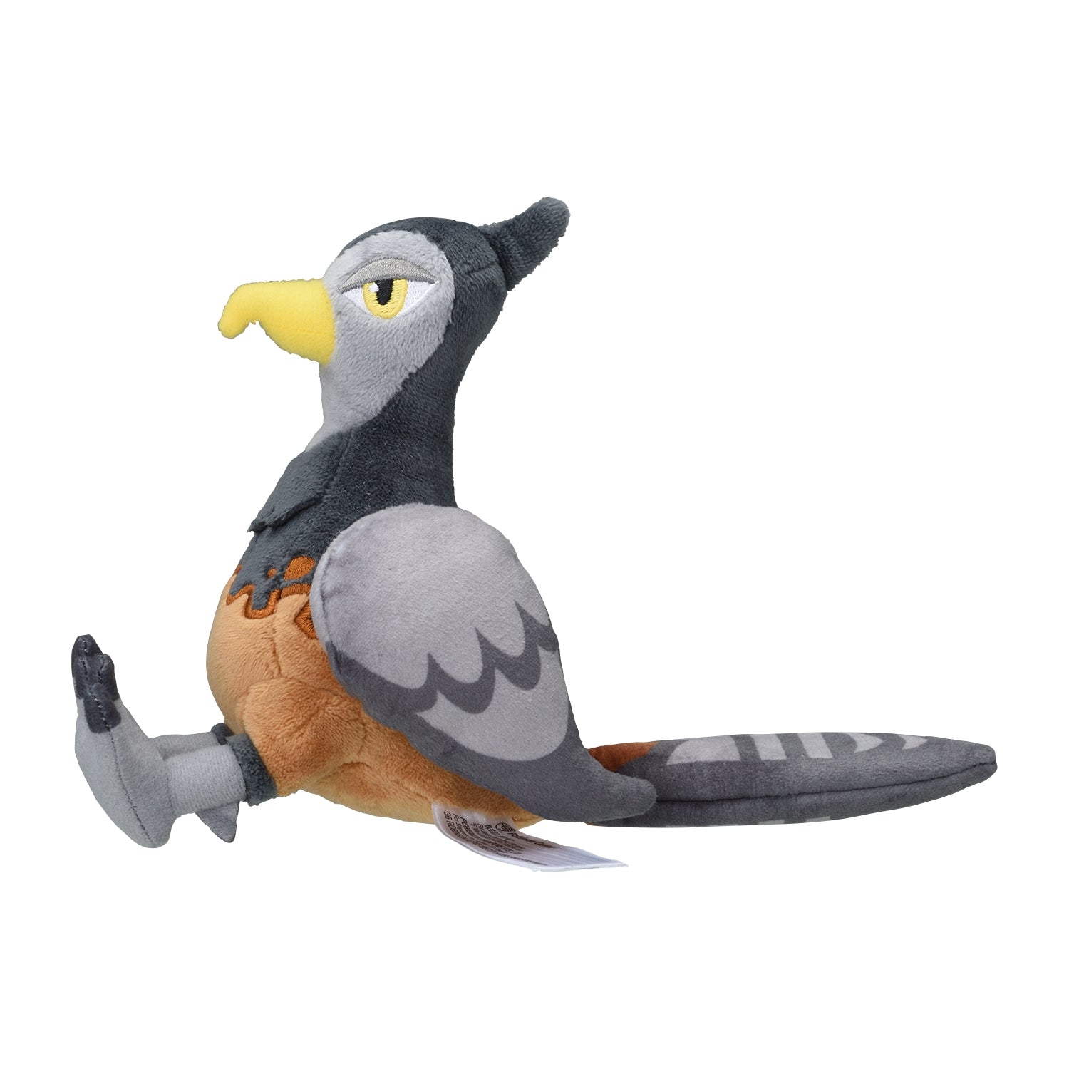 Unfezant (Female) Fit Plush fra Pokemon Center Japan, sett fra siden
