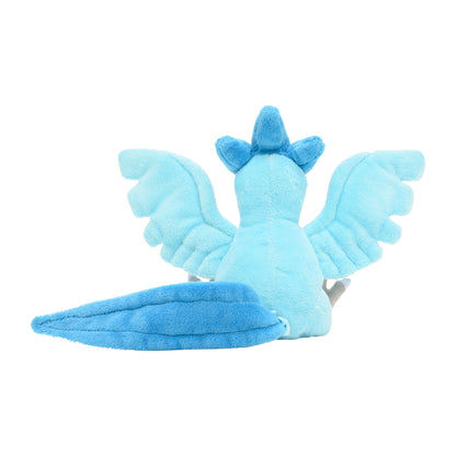 Articuno Fit Plush fra Pokemon Center Japan, sett bakfra