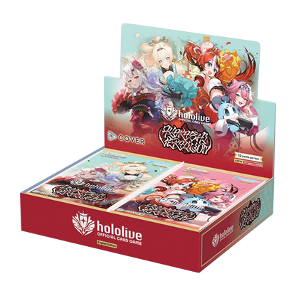 Hololive Official Card Game: Booster Box - Ayakashi Vermilion (12 pakker)