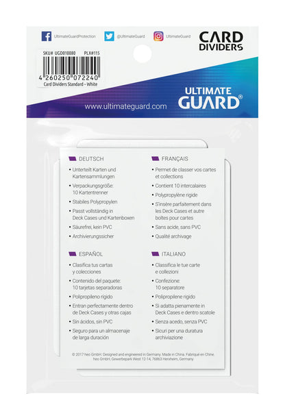 Ultimate Guard Card Dividers (10 stk)