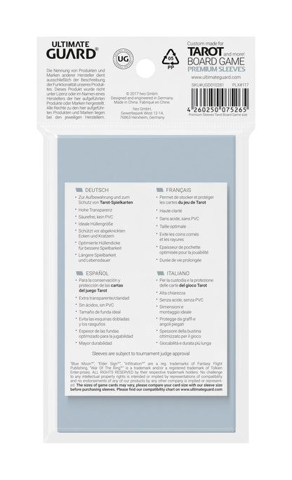 Ultimate Guard Board Game Tarot Sleeves (50)