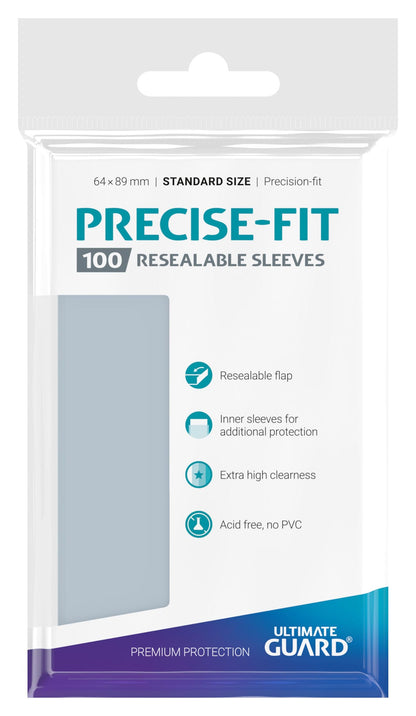Ultimate Guard Resealable Precise Fit Sleeves (100)