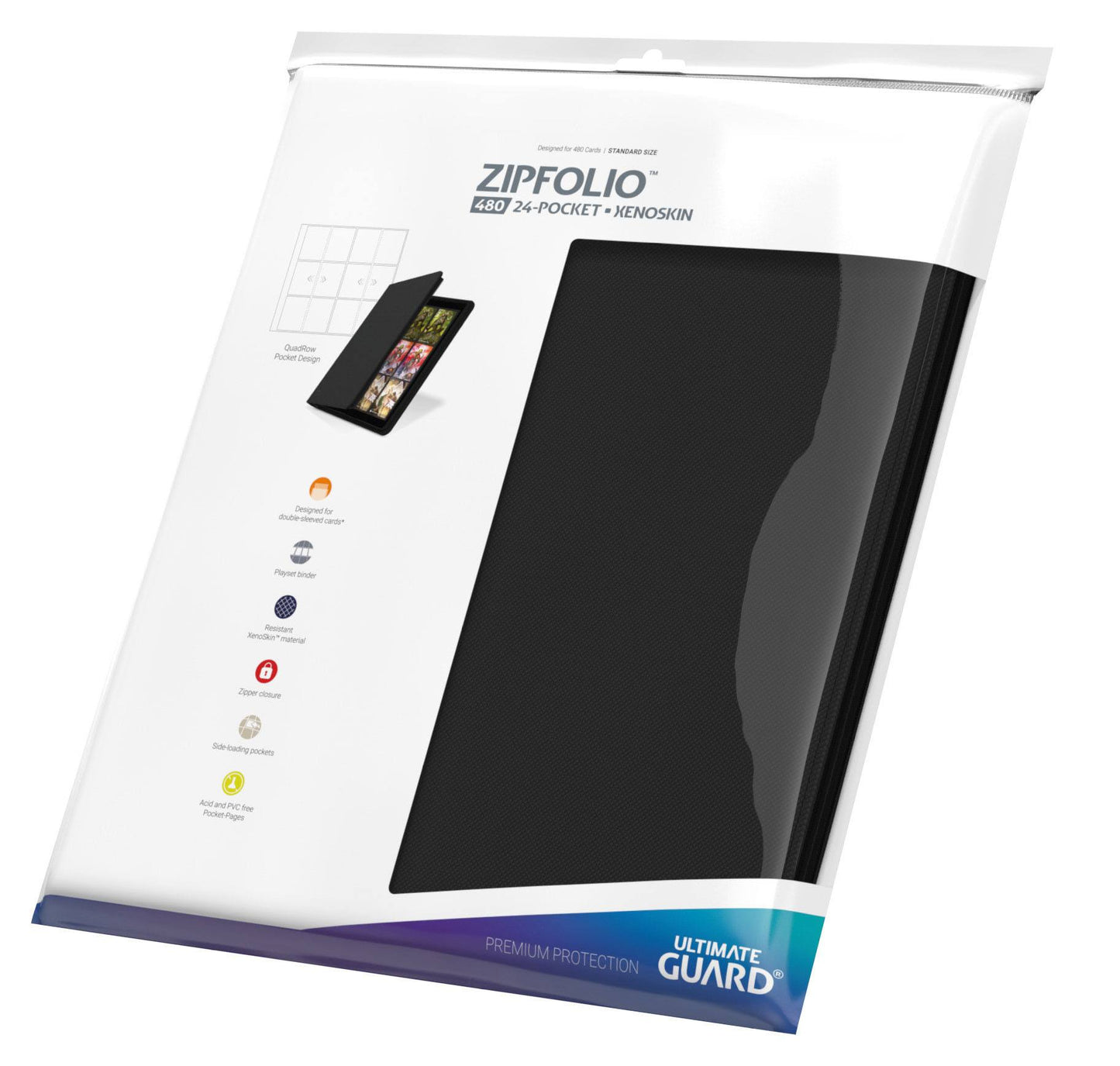 Ultimate Guard Quadrow Zipfolio 480 - 24 Pocket XenoSkin Album