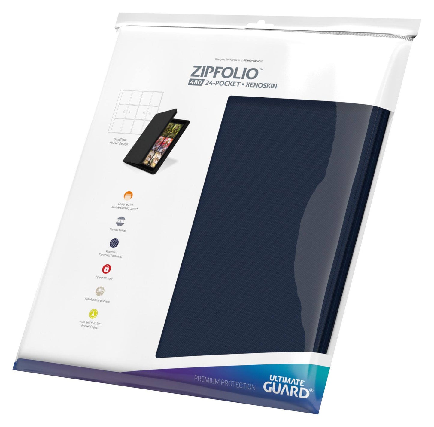 Ultimate Guard Quadrow Zipfolio 480 - 24 Pocket XenoSkin Album