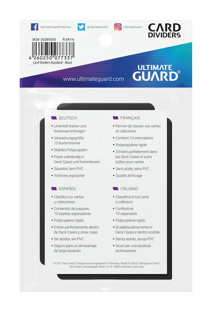 Ultimate Guard Card Dividers (10 stk)