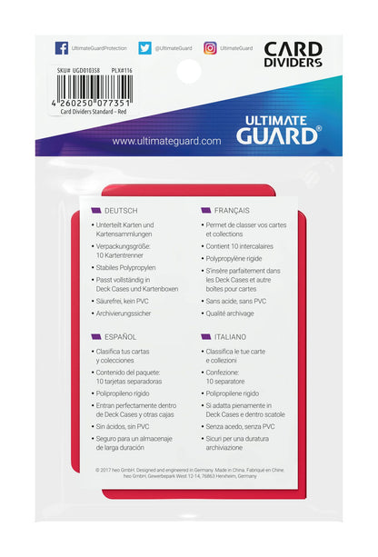 Ultimate Guard Card Dividers (10 stk)