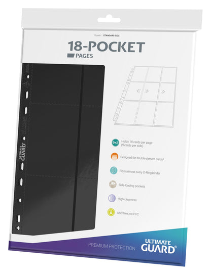 Ultimate Guard 18-Pocket Pages Side-Loading (10 stk)