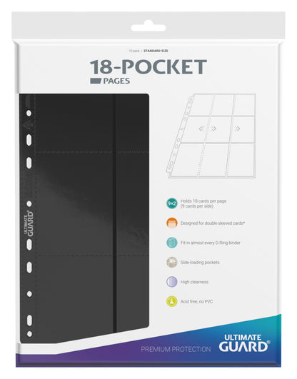 Ultimate Guard 18-Pocket Pages Side-Loading (10 stk)
