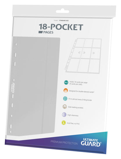 Ultimate Guard 18-Pocket Pages Side-Loading (10 stk)