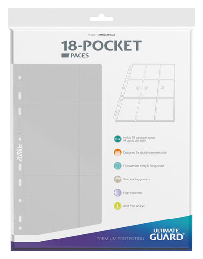 Ultimate Guard 18-Pocket Pages Side-Loading (10 stk)
