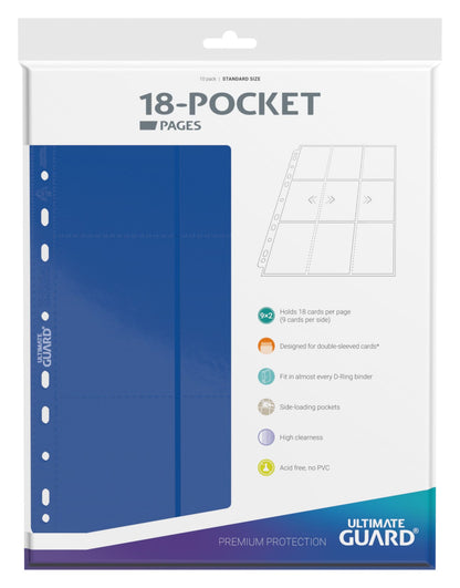 Ultimate Guard 18-Pocket Pages Side-Loading (10 stk)